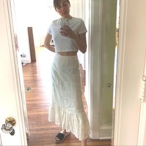 Linen maxi by Anthropologie